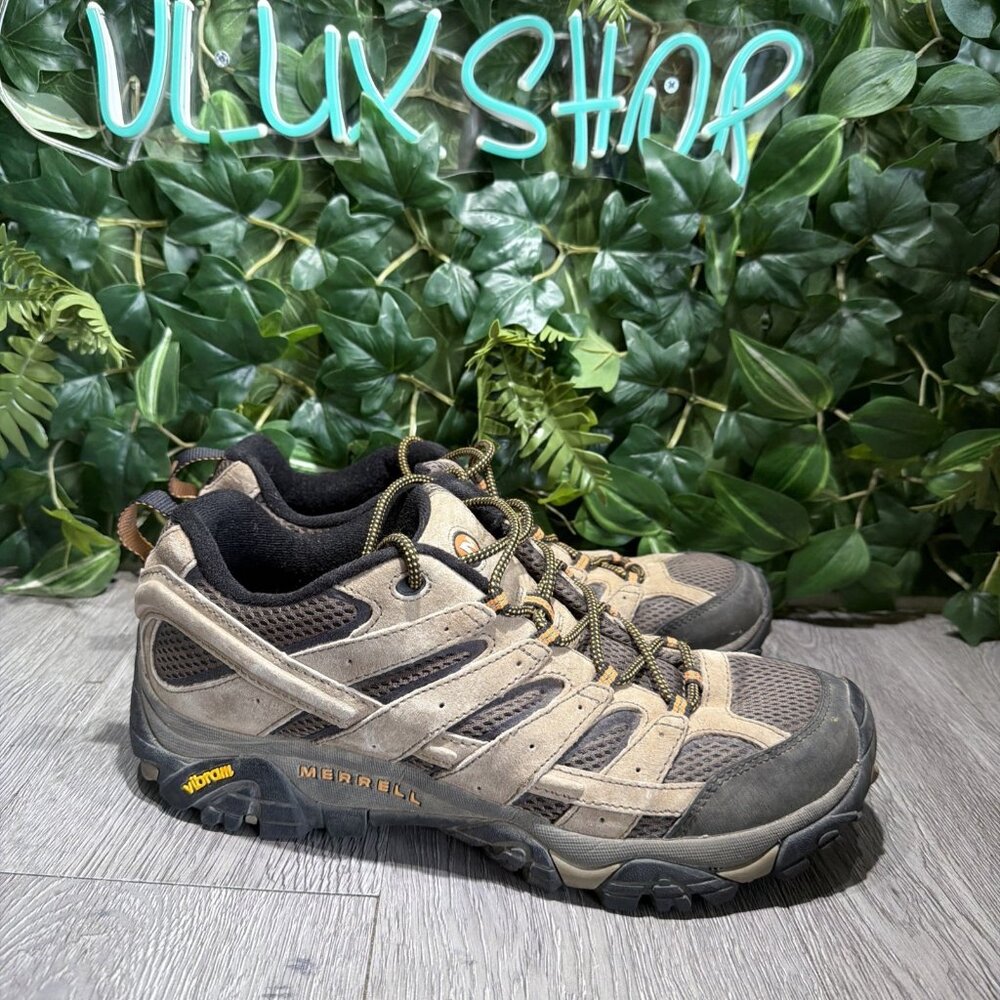Merrell Moab 2 Ventilator J06011 Shoes Mens 11.5 Walnut Hiking Trail Vibram 1448